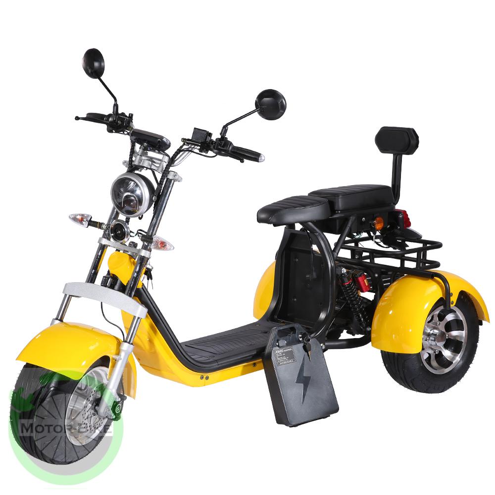 Tricicleta Electrica SHANSU CP3 -CARGO Galben
