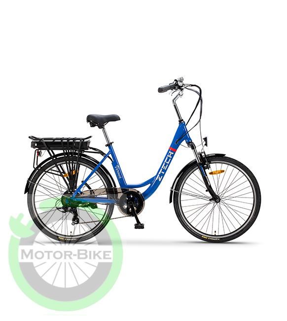 Bicicleta Electrica ZT34 VERONA albastru LITHIUM-ION