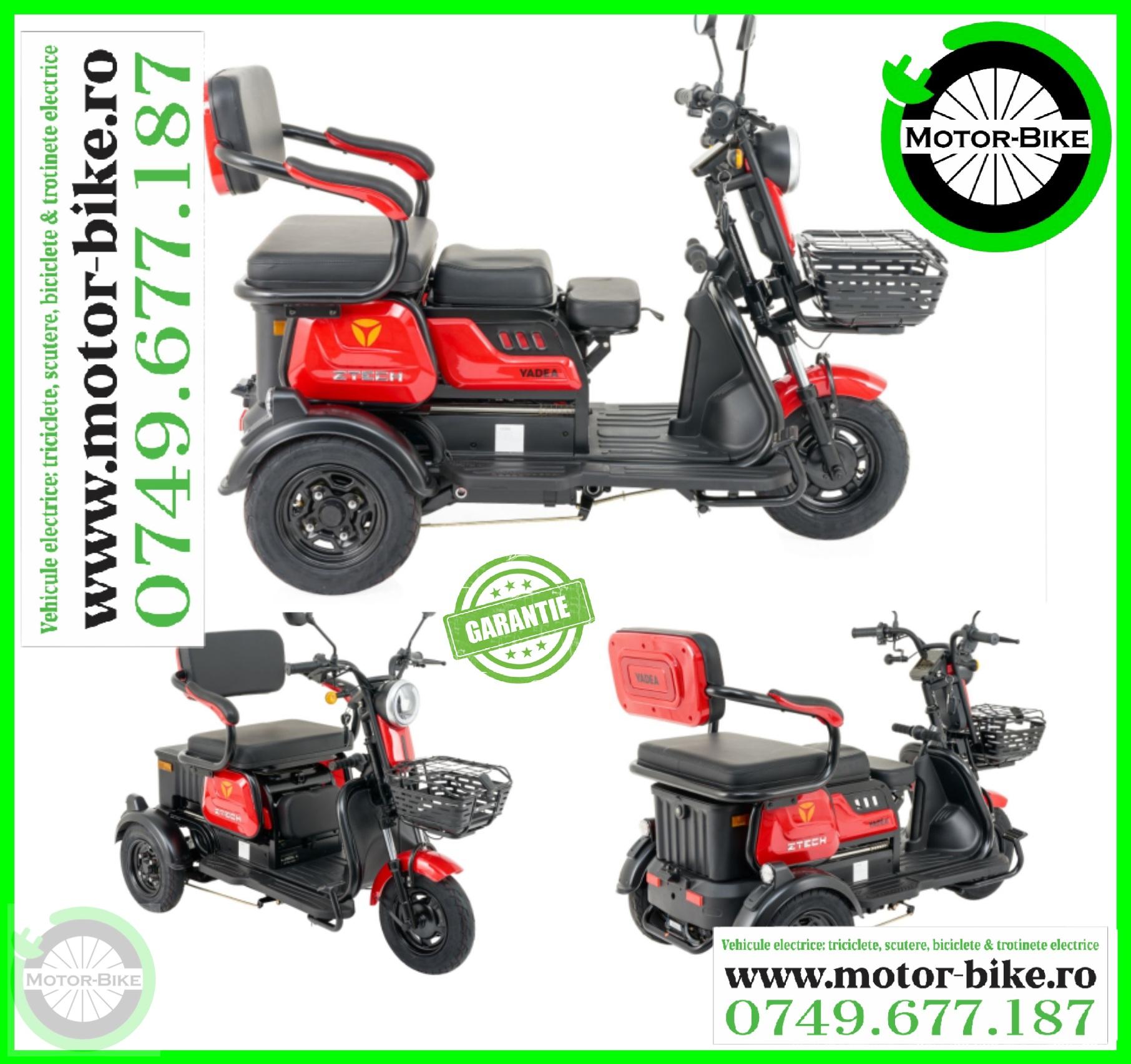 Tricicleta Electrica ZT16 LEKU RED