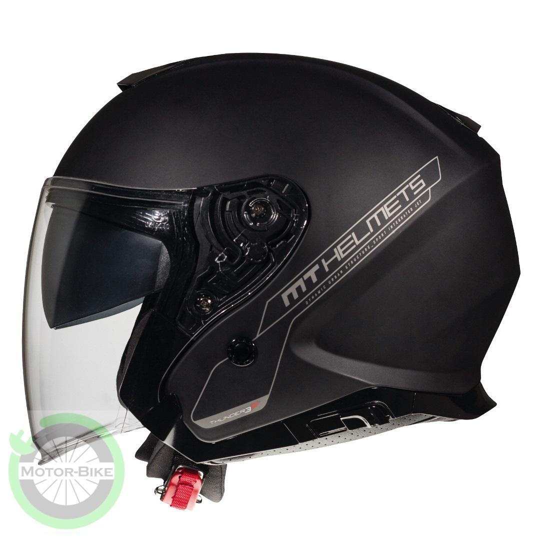 Casca MT Thunder III SV Jet A1 negru mat