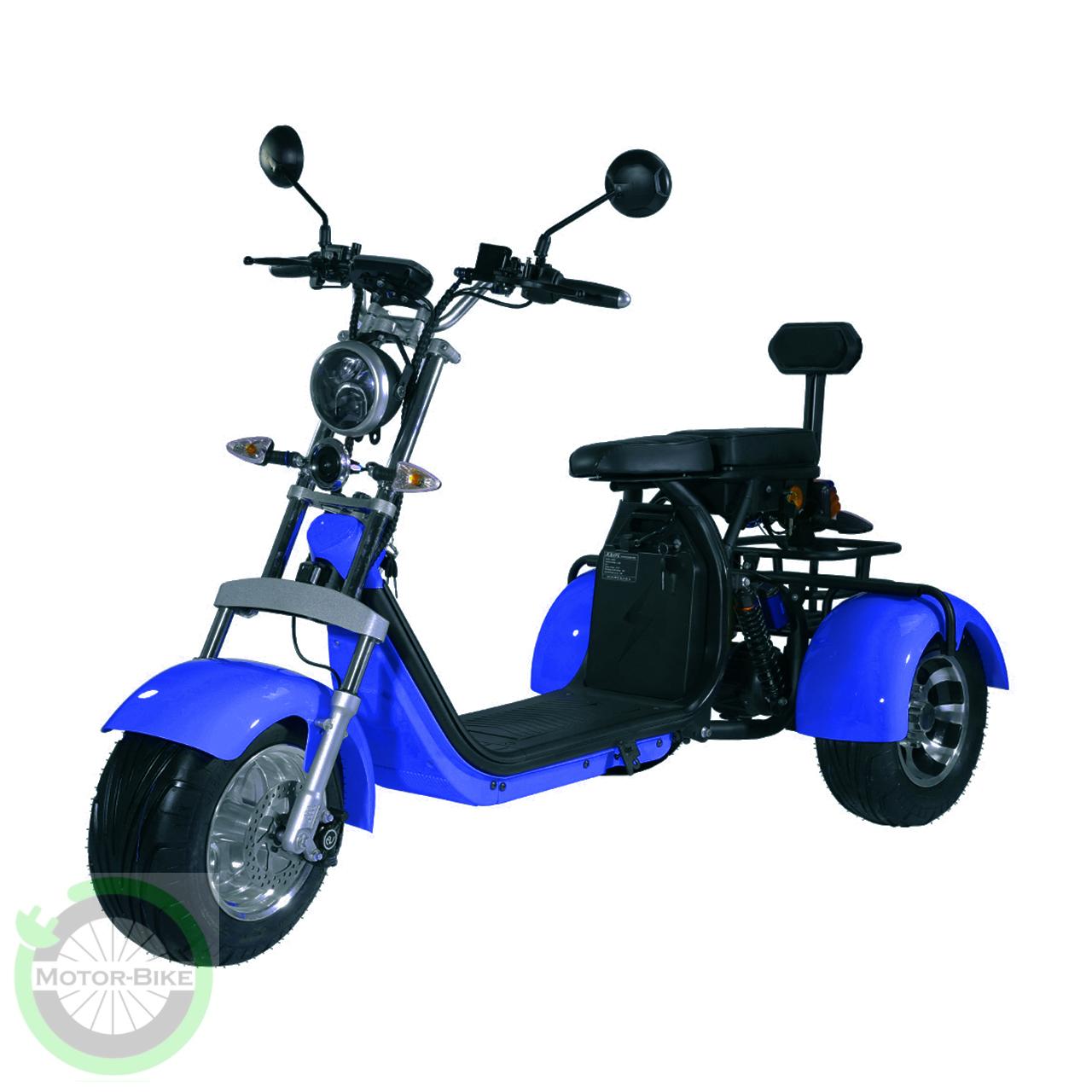 Tricicleta Electrica SHANSU CP3 -CARGO Blue