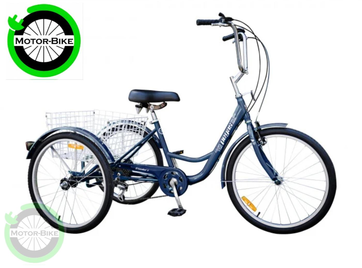 Pegas Senior Triciclu, 6 viteze Blue