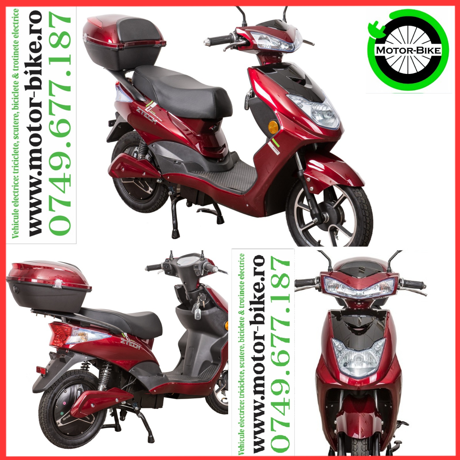 Scuter Electric ZT27A Warrior RED