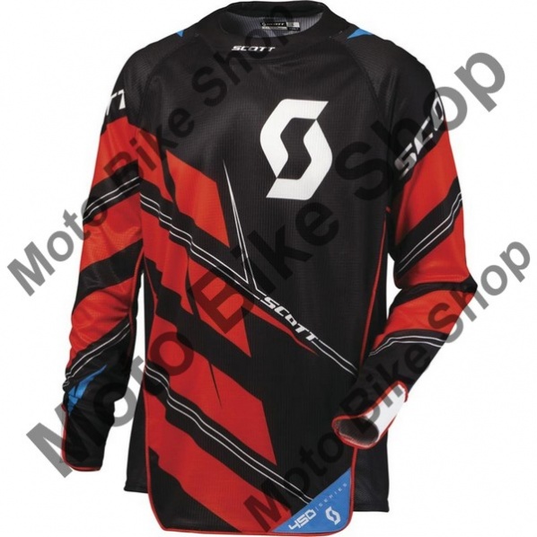 Tricou motocross Scott 450 Commit negru/rosu marime S