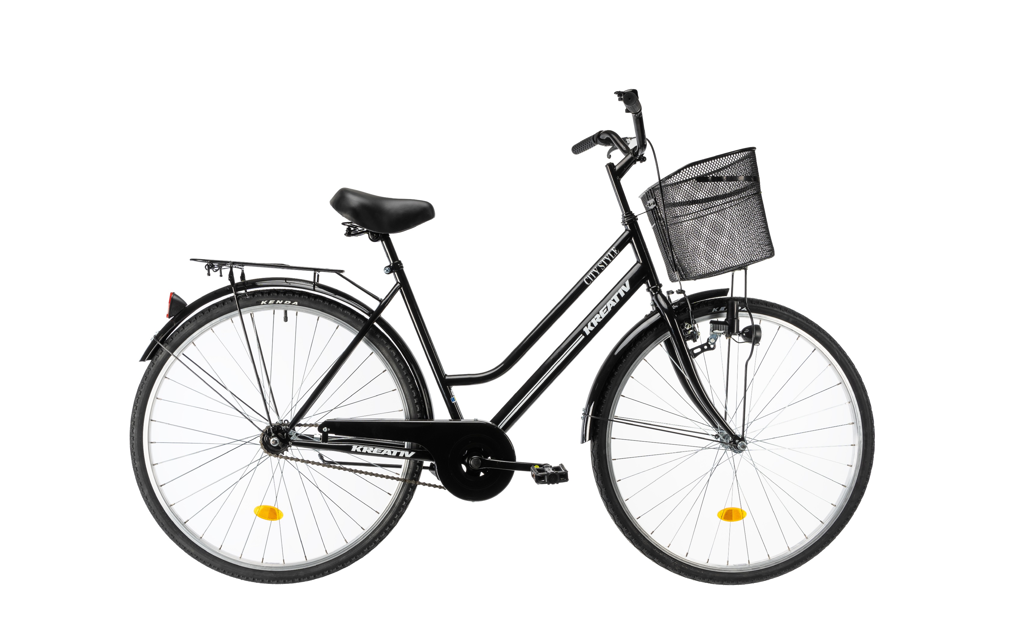 Bicicleta KREATIV 2812 CITY CONFORT Negru