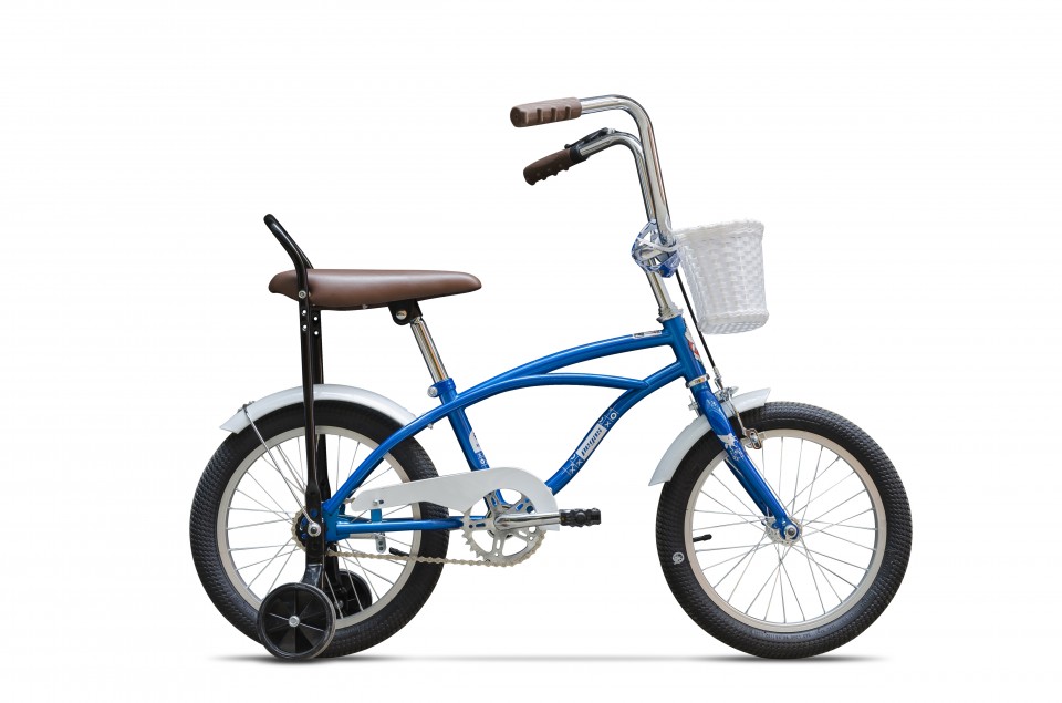 Bicicleta copii Pegas Mezin B 16" - 1 viteza Albastru Cobalt