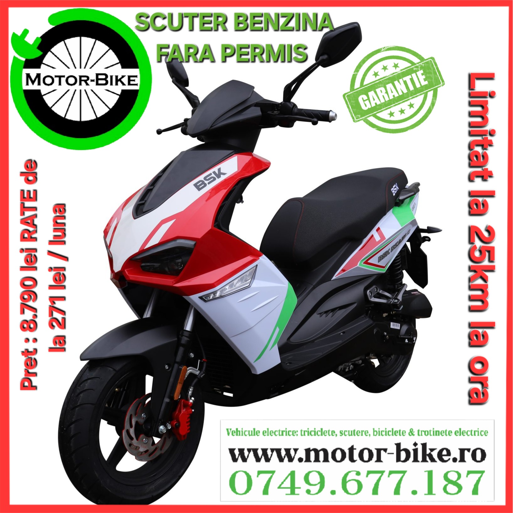 Scuter Benzina Diablo Italy 49cc