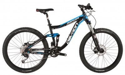 Bicicleta Devron ZERGA FS6.7 negru albastru