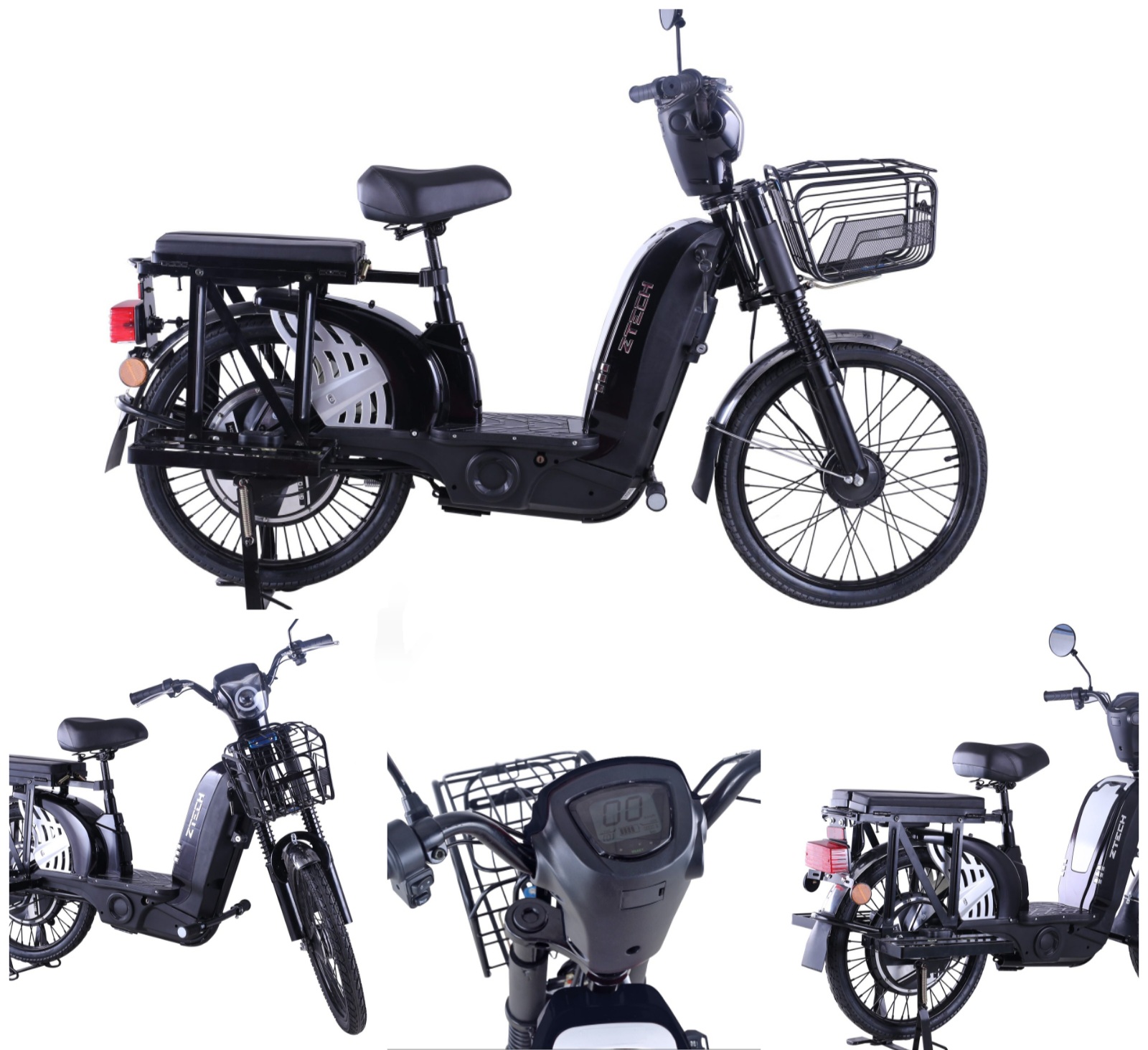 Bicicleta Electrica ZT01 Black ( Noul ZT61 )