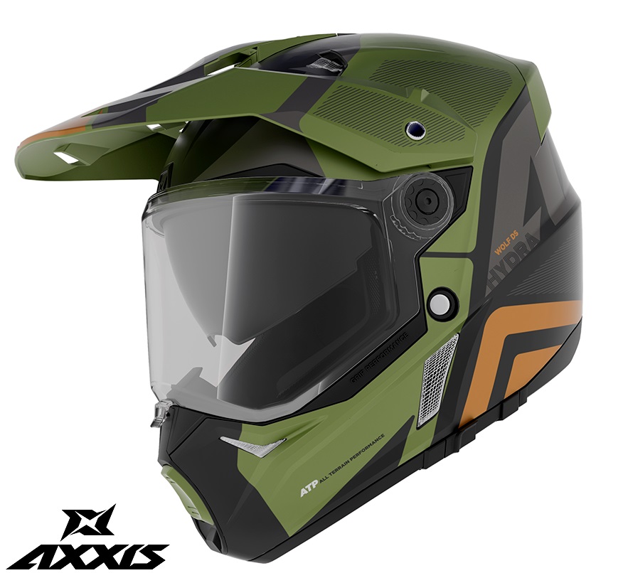 Casca off-road AXXIS WOLF DS HYDRA B6 Verde mat