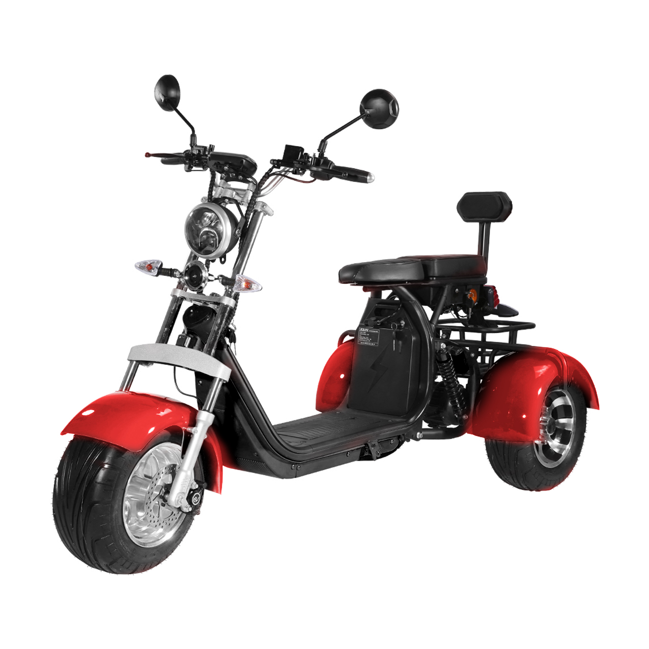Tricicleta Electrica SHANSU CP3 -CARGO Red