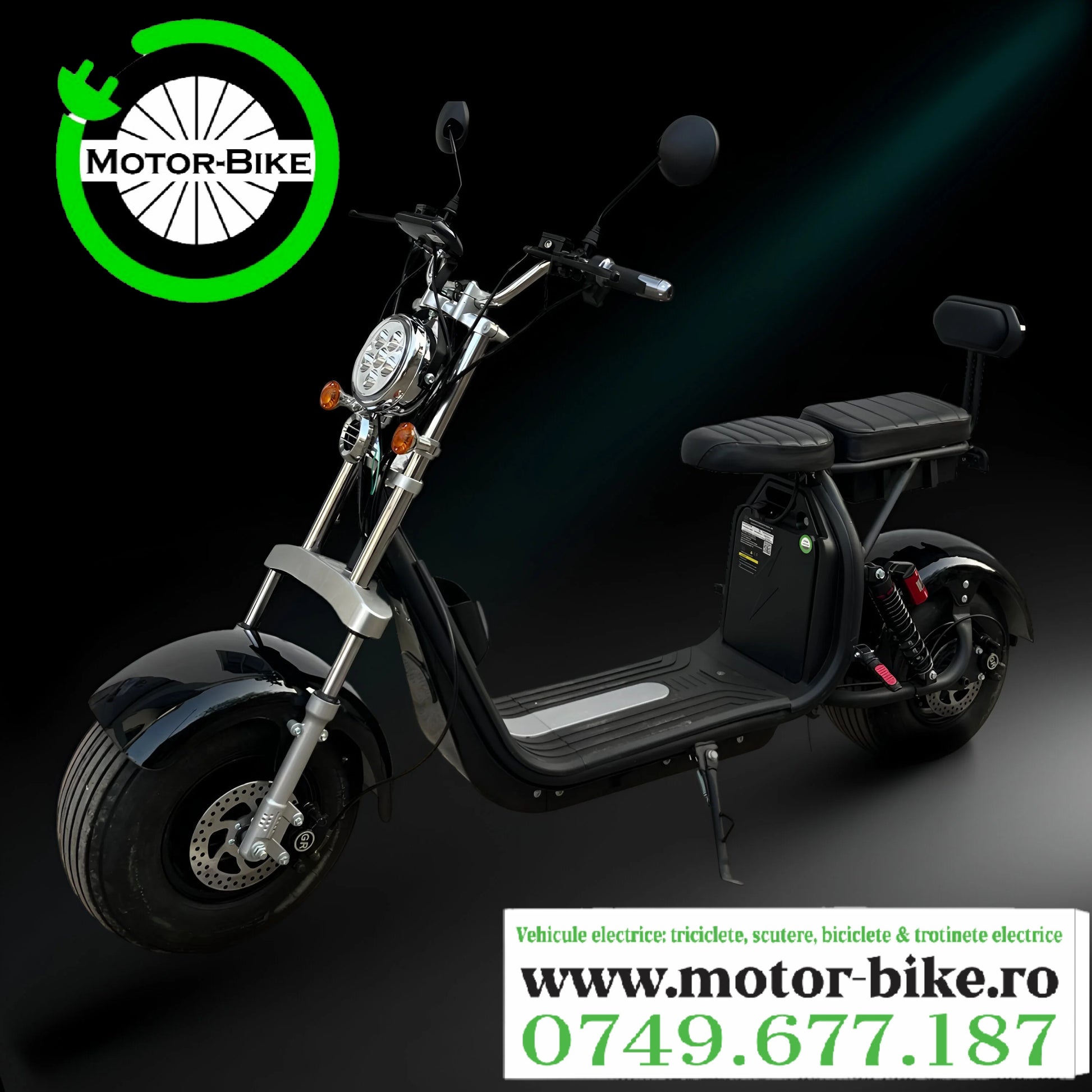 Moped Electric SHANSU CP1.1 HOINAR BLACK