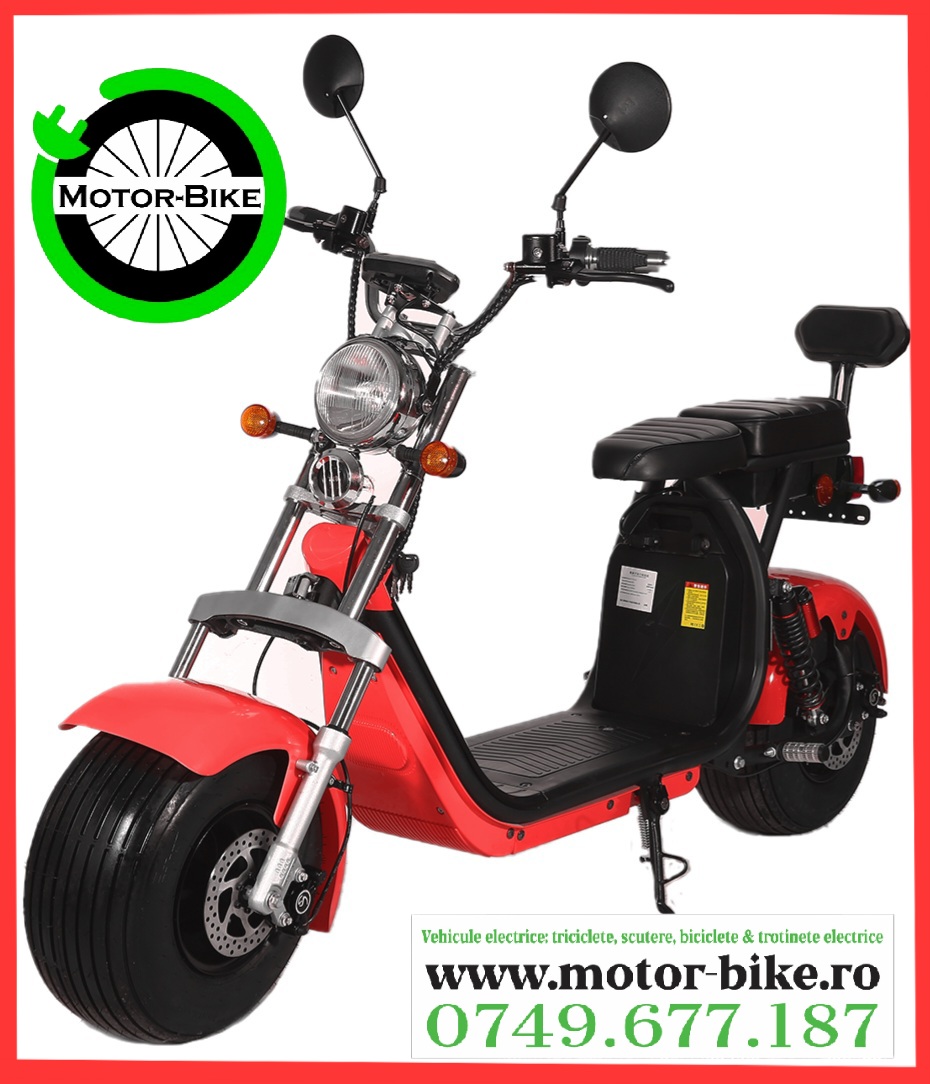 Moped Electric SHANSU CP1.1 HOINAR RED