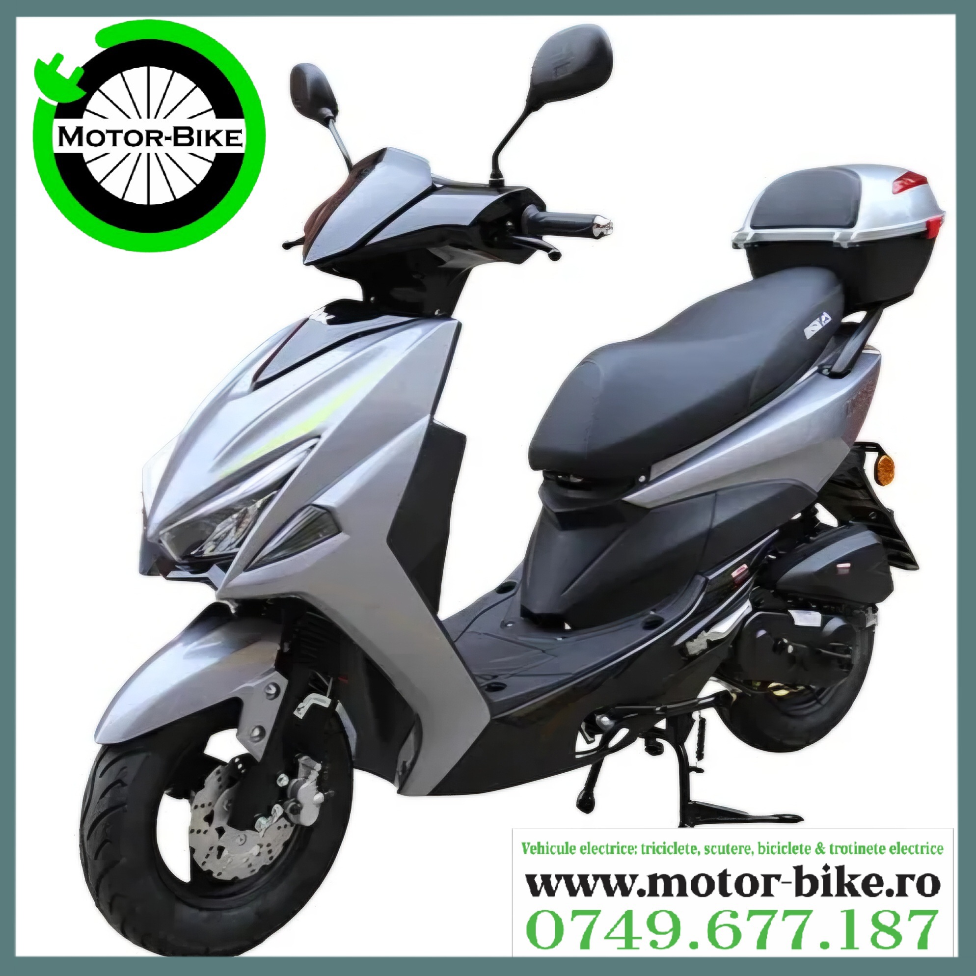 Scuter Benzina COBRA Grey 49cc