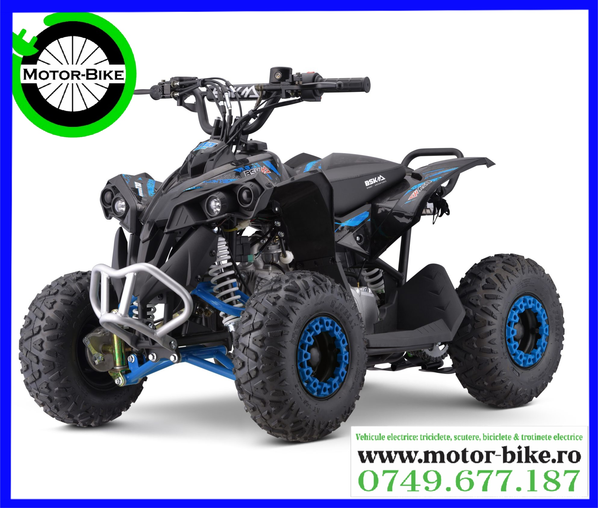 ATV3C COPII 7-14 ani benzina 110cc 4T BLUE